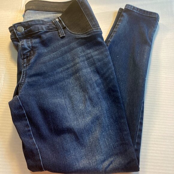 Isabel Maternity SZ 10 Blue denim jmaternity jegging medium wash - Picture 1 of 8
